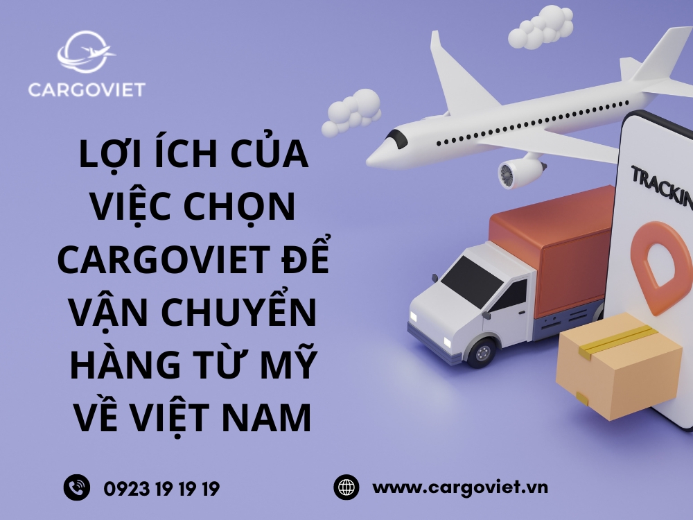 Lợi ích của việc chọn CargoViet để vận chuyển hàng từ Mỹ về Việt Nam