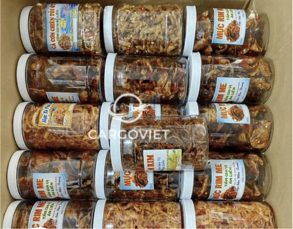 gửi đồ ăn đi mỹ