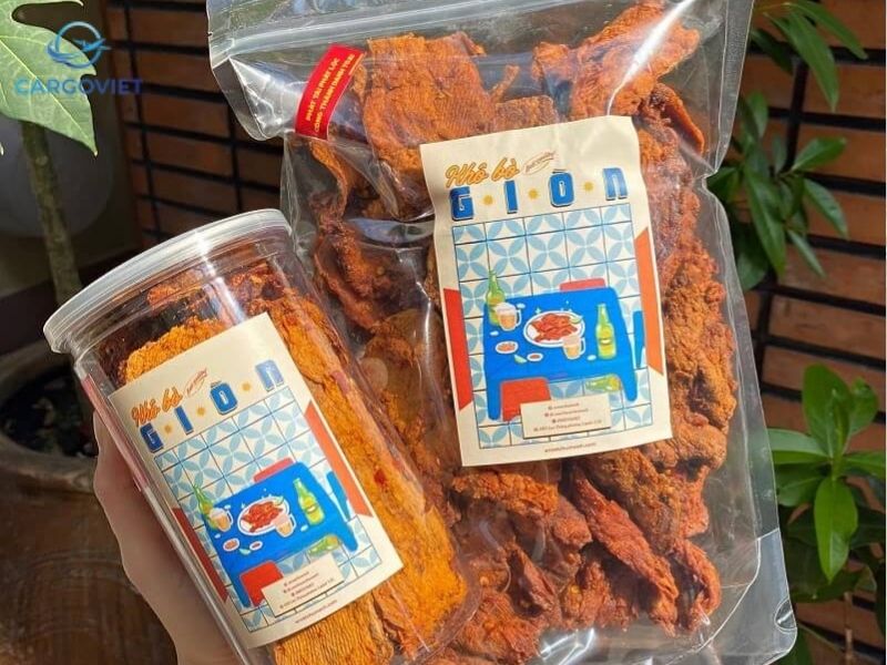 Gửi khô bò đi Mỹ